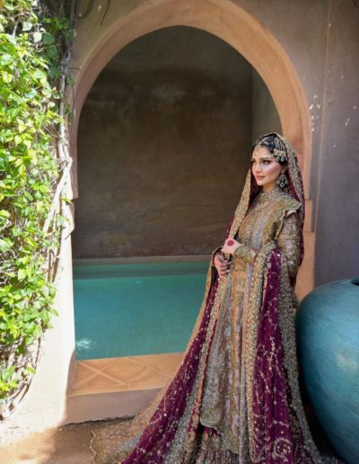 mahira pakistani bridal wear 2