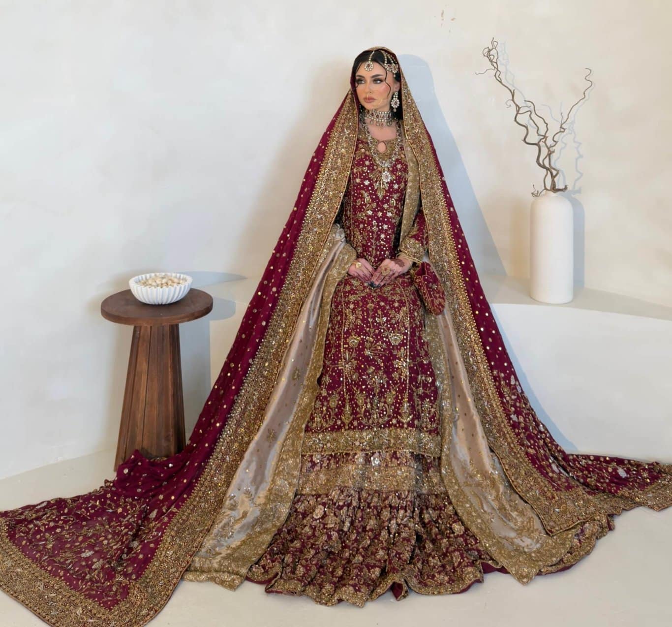 pakistani wedding dress designer aisha naheed
